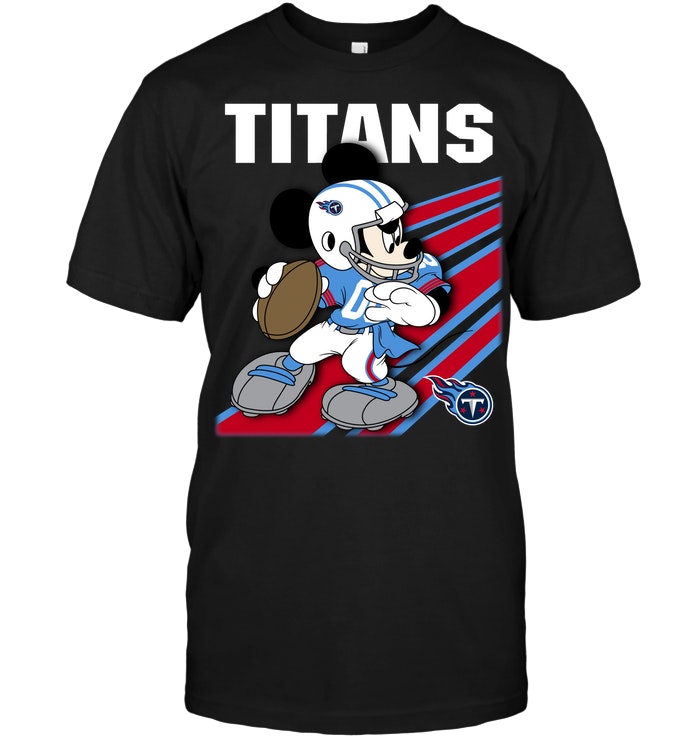 Tennessee Titans "mickey Mouse" Disney Football T-Shirt